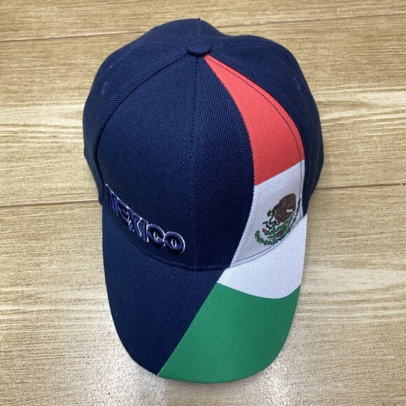 Men's Mexico Federal Eagle Flag Baseball Cap Adjustable Strapback Embroidered - Picture 5 of 10